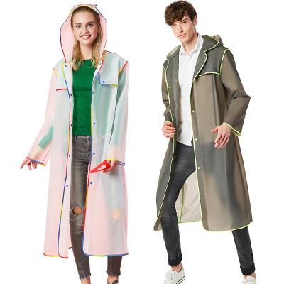 China Eva Raincoat Clear Delivery Wholesale Plastic Raincoat Rain Poncho for sale