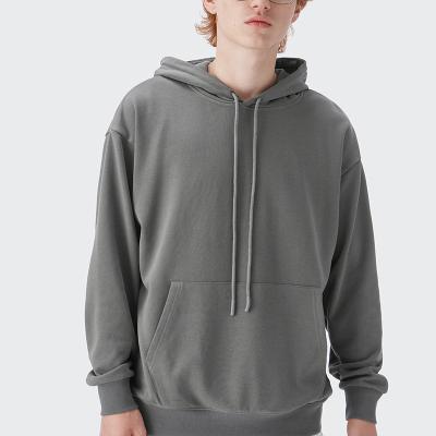 China Wholesale Custom Men's Fashion Hooded Sweatshirt Solid Color Hooded Hoodie Anti-Shrink for sale