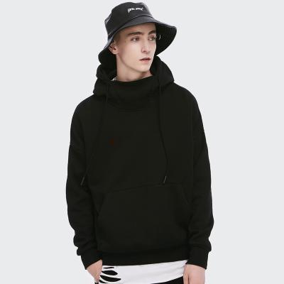 China Heavyweight Anti-Shrink Plus Half Collar Hooded Fashion Velvet Sweater Couples High Style Loose Hooded Fleece Oversized Men's Pullover Hoodie for sale