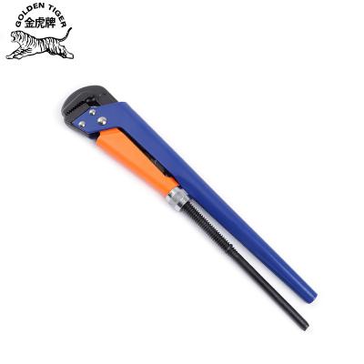 China High Quality Steel Pipe Wrench Carben Pipe Tools Swedish Type Drop Forged Movable Jaw Pipe Tools for sale