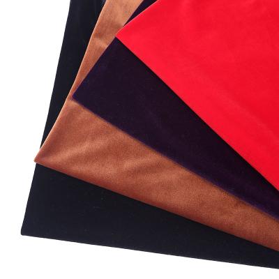 China Anti-Static High Quality Furniture Fabrics Upholstery Sofa Cover Velvet Sun Thermal Underwear Gaiters 100%Polyester Clothing for sale