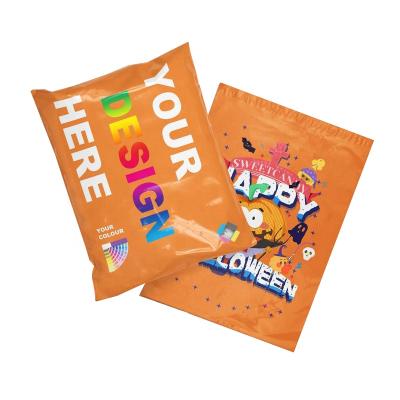 China High Quality Factory Adhesive Halloween Poly Printing Packing Messenger Mailer Strong Adhesive Happy Strong Sealing Advertisement for sale