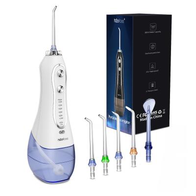 China 2500mAh 5modes 300ML water flosser Tanden whitening water tandheelkundige draadloos water flosser Tanden reiniger met 5 modi Te koop