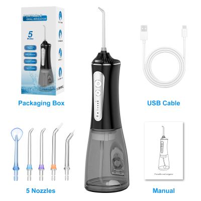 China 5 Model Custom Teeth Cleaning Clean Device Jet Pick Oral Dental Care Portable Cordless Electric USB Oral Irrigator Water Flosser for sale