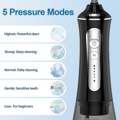 China M209 Electric Water Flosser Large Tank 310Ml Teeth Cleaning Oral Care Portable Oral Irrigator for sale