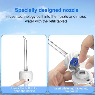 China Hotel Water Pulse Cordless High Water Pressure 3 Modes 300ml Capacity Portable Dental Irrigator Oral Cleaner Water Flosser for sale