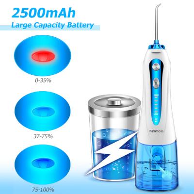 China Dental Water Flosser Tongue Cleaner Oral Irrigation Sets Faucet Water Jet Flosser With 10 Nozzle Tips for Family for sale