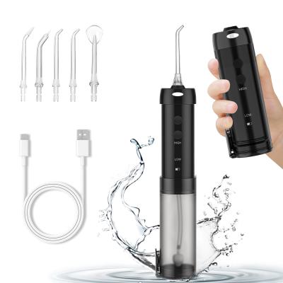 China Wireless Oral Irrigator Water Pick Portable Massage Clean Flossing Dental Irrigator with 4 Jet Nozzles for Travel Home for sale