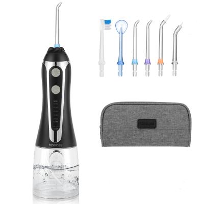 China IPX7 Waterproof Portable Dental Irrigator , 40-140PSI water jet teeth flosser for sale