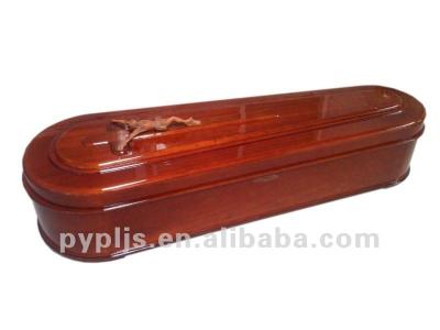 China European Style Wooden Spanish Paulownia Casket Quality Style Wooden Casket for sale