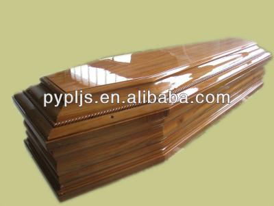 China Italian wooden coffin and European style coffins for sale