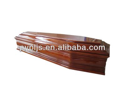 China European Italian classic paulownia style wooden casket ccasket for sale