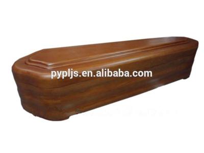 China factory supply coffin european paulownia wooden coffin for sale