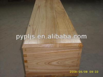 China CHEAP KOREAN STYLE simple coffin for sale