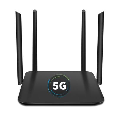 China WiFi Router Ac1200 4X10/100Mbps 5G WiFi Router 2.4g Rj45 Outdoor Home Wireless Routers for sale