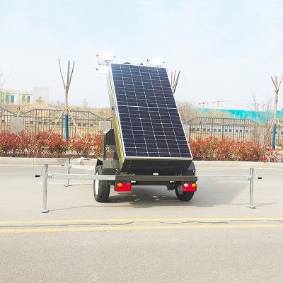 China Residential solar energy system led mobile solar light tower solar tower light battery powered led light tower for sale