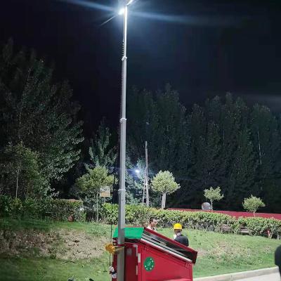 China Residential Portable Trailer Solar Mobile LED Light Tower With 4x150w LED Lamp Solar System solar lighting tower for sale for sale