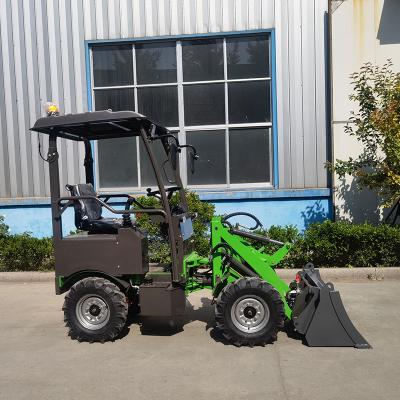 China Farms Wheel Loaders electric mini loader 0.4 ton 1 ton Made In China Bucket Loaders electric skid steer for sale