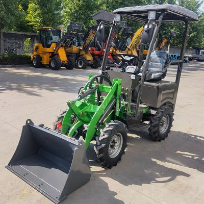 China Farms Made in China 0.4 ton Electric mini Wheel Loader 0.8 ton 1 ton with High Efficiency for sale for sale