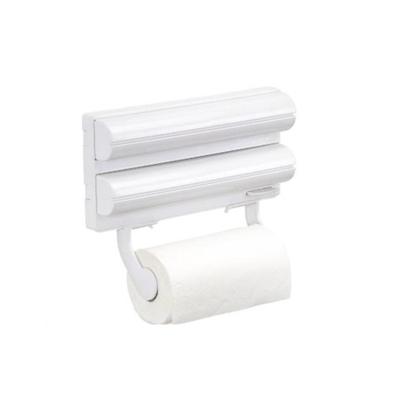 China Sustainable Toilet Paper Roll Paper Holder, Kitchen Paper Holder, Wrap Holder With Cutter for sale