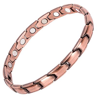 China TRENDY Customized Powerful Copper Magnetic Bracelet For Lady for sale