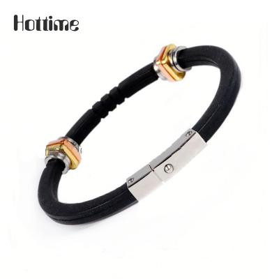 China FASHIONABLE Negative Ion Free Sample Scalar Energy Silicone Bracelet for sale