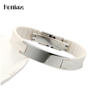 China Top Selling FASHIONED Ion Silicone Balance Bracelet Negative Jewelry for sale