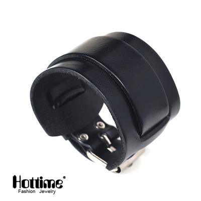 China FASHIONABLE men fashion style bio magnetic leather bracelet China factory supply cheap price for sale