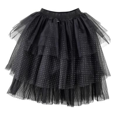 China Factory Selling Breathable Girls Various Points Mesh Tutu Skirt for sale