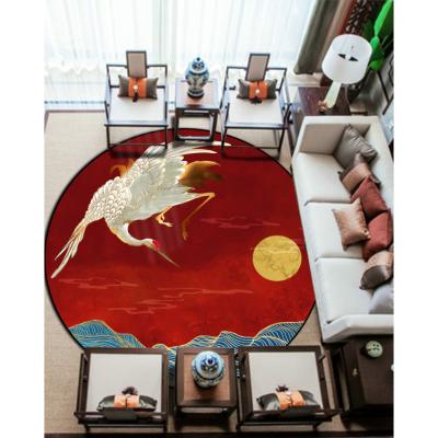 China Eco-friendly.anti-slip.water-proof Living Room Carpet Floor Rugs Modern Luxury Carpet Living Room Style Lucky Crane for sale