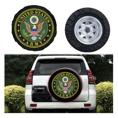 China Types Custom Waterproof PVC Car Tire Promotion Size Hot Selling Available Tire Back Cover for sale