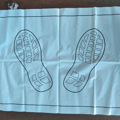 China Hot Selling Easy Cleaned Automatic Protective Disposable Kraft Paper Foot Mat for sale