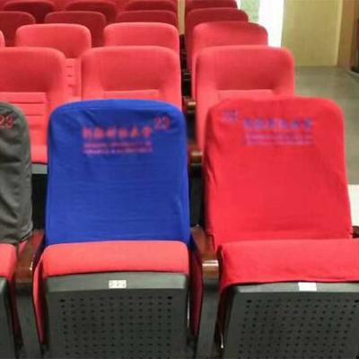 China Breathable Universal Disposable Advertising Headrest Cover For Conference Room Taxi Bus Seat Cover for sale