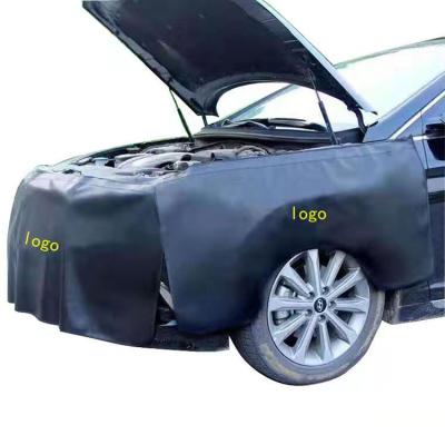 China Luxury Quality PU Car Fender Cover Anti Scratch Car Fender Covers for sale