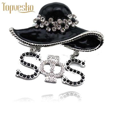 China Classic Greek Sorority &Fraternity Society Swing Phi Swing Hat Brooch Pin Accessories for sale