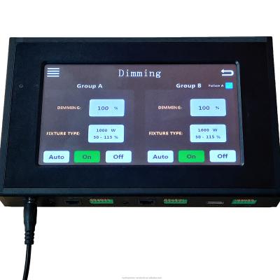 China Controls up to 100 0-10V Ballasts Dimming Touch Screen Controller Smart Controller for sale