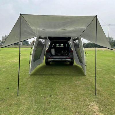 China Extended Type Car Trunk Tent Extension Trailer Tent Anti UV Waterproof Camping Shelter for sale