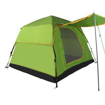 China REDYUT factory wholesale high quality portable waterproof outdoor camping extended type hiking tent green automatic folding family for sale