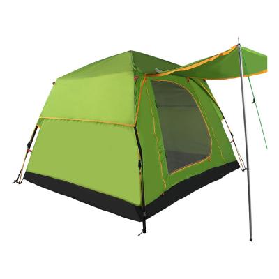 China REDYUT High Quality Hot Selling Portable Waterproof Outdoor Camping Double Layer Mountaineering Folding Family Green Automatic Extended Type Tent for sale