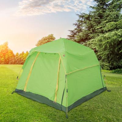 China Hot Selling REDYUT 4 Season Large Beauty Extended Type Camping Equipment Outdoor Family Travel Waterproof Tent With Folding Room 2-4 Person for sale