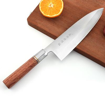 China Stocked Sashimi Fillet Fish Kitchen Knife With Rosewood Handle Japanese Yanagiba Knife Sushi Sashimi Knife for sale