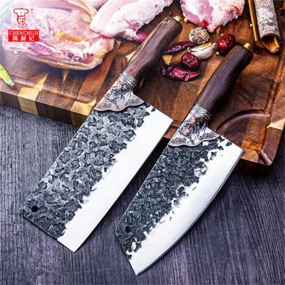 China Stored Chenchuji Bone Cutting Sharp Knife Kitchen Knife Stainless Steel Butcher Knife for sale