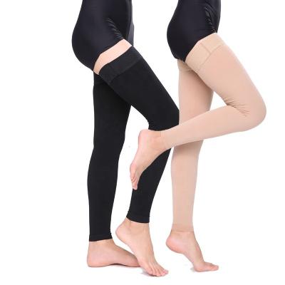 China High23-32mmHg Antibacterial Thigh Graduated Compression Varicose Veins Stocking Medical Compression Sock for sale