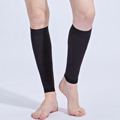 China Adult Medical Calf Compression Graduated Sleeve Shin Splint Varicose Vein 20-30mmhg Leg Compression Socks Runners for sale