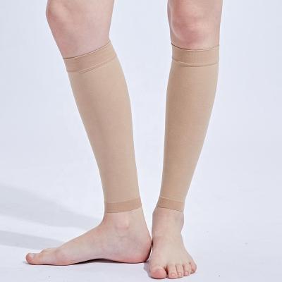 China Adult Sports Calf Support Men Women Running Medical Nylon Spandex Compression Calf Leg Sleeve for sale