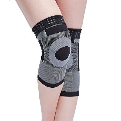 China Antibacterial Pain Relief Compression Sleeve Sports Basketball Knee Pads Medical Grade With Silicone And Elastic Knee Support for sale