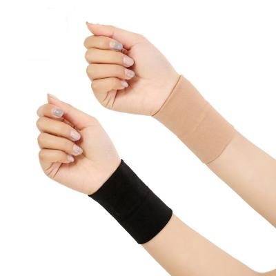 China Antibacterial Unisex Antibacterial Protective Pain Relief Medical Elastic Wrist Compression Wrist Sleeve For Tennis Sports for sale