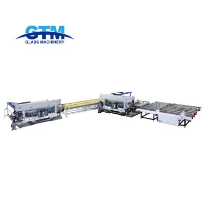 China Building Material Shops Factory Direct Sales DSM20 Double Edge Polishing Machine New Design High Quality Glass Edger Line for sale