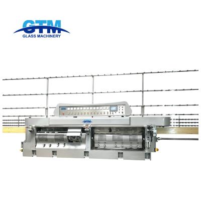 China Building Material Shops GM12J Glass Flat Edger And Beveling Machine Variable - Edge Wash Drilling Beveling Shape Sharpening Polishing Sandblasting Machines for sale