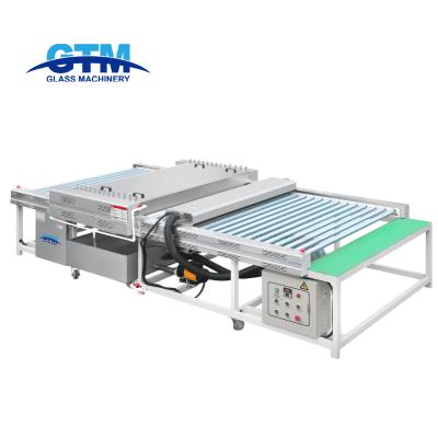 China Hotels 1600mm glass washing and drying machine with 4 pairs of brush-drilling sandblasting round edge sharpening polishing processing beveling for sale